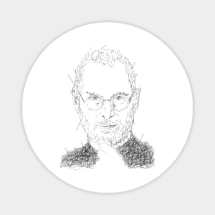 Steve Jobs Sketch Magnet